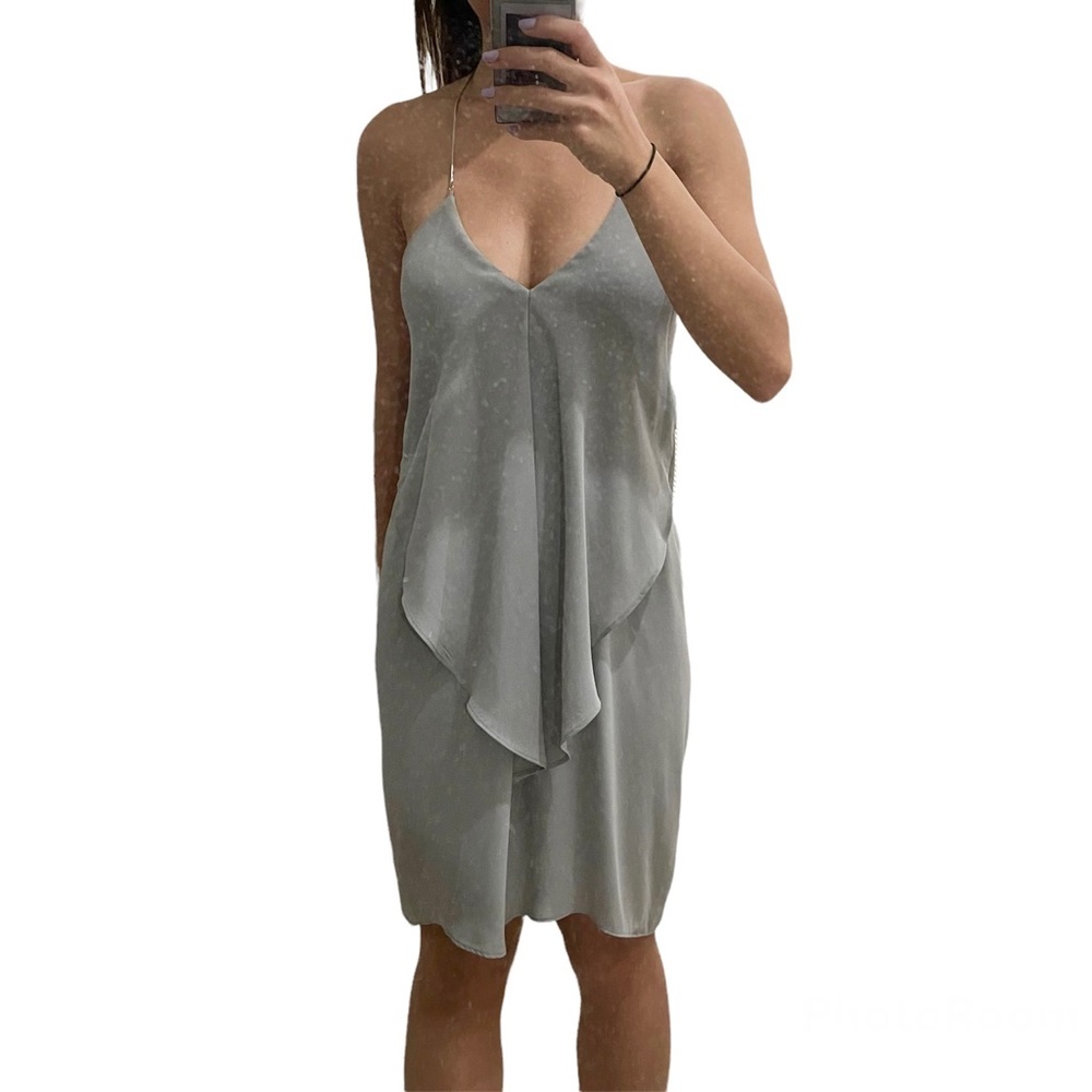 drape cocktail dress